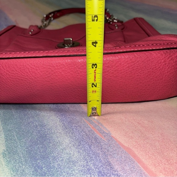 Coach Pink Shoulder Bag with Chain Straps - Picture 11 of 11